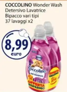 Acqua & Sapone Coccolino Wonder Wash Detersivo Lavatrice offerta