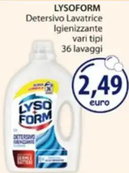 Acqua & Sapone LYSOFORM Detersivo Lavatrice Igienizzante offerta