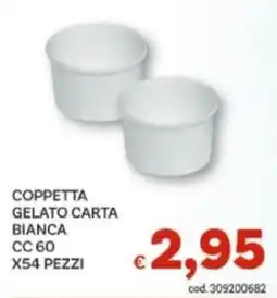 Vivo Supermercati COPPETTA GELATO CARTA BIANCA offerta
