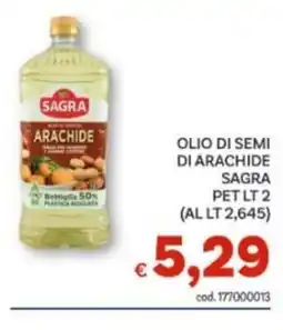 Vivo Supermercati Olio di semi di arachide Sagra offerta