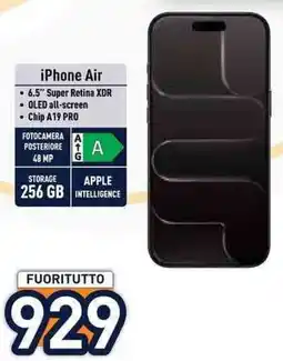 Unieuro iPhone Air offerta