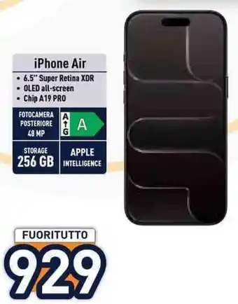 Unieuro iPhone Air offerta