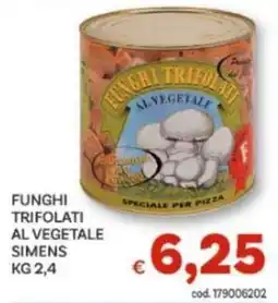 Vivo Supermercati Funghi Trifolati al Vegetale Simens offerta