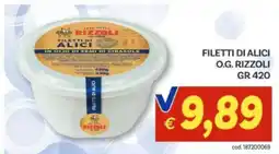 Vivo Supermercati Filetti di Alici O.G. Rizzoli offerta