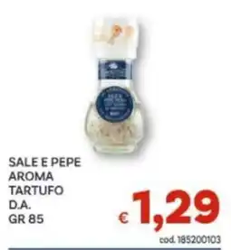 Vivo Supermercati Sale e pepe aroma tartufo offerta
