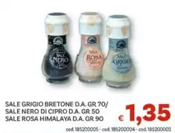 Vivo Supermercati Sale Grigio Bretone Sale Nero di Cipro Sale Rosa Himalaya offerta