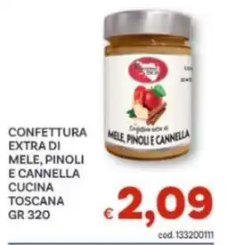 Vivo Supermercati Cucina Toscana Confettura extra di mele, pinoli e cannella offerta