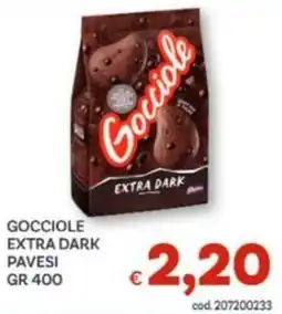 Vivo Supermercati Gocciole Extra Dark offerta