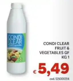 Vivo Supermercati CONDI CLEAR Fruit & Vegetables GF offerta