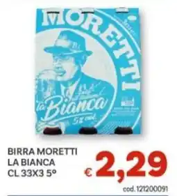 Vivo Supermercati Birra Moretti La Bianca offerta