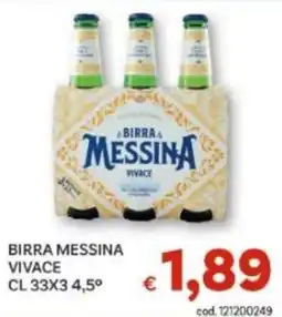 Vivo Supermercati Birra Messina Vivace offerta