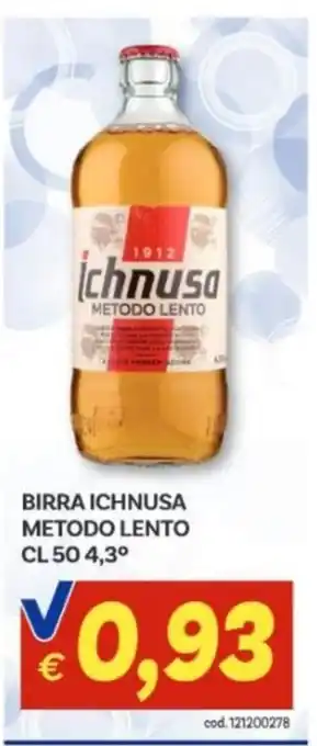 Vivo Supermercati Birra Ichnusa Metodo Lento offerta