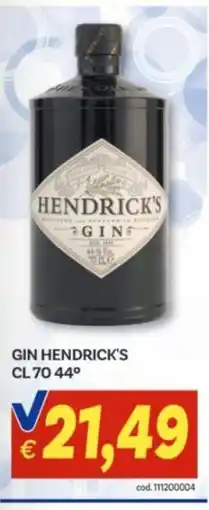 Vivo Supermercati GIN HENDRICK'S offerta