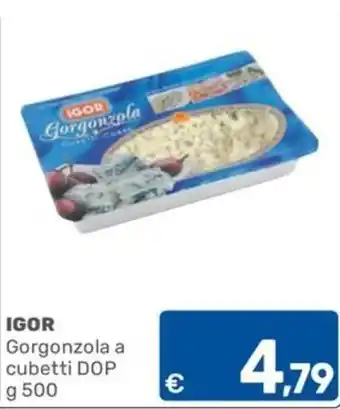 C+C Cash and Carry IGOR Gorgonzola a cubetti DOP offerta