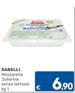 C+C Cash and Carry SABELLI Mozzarella Julienne senza lattosio offerta