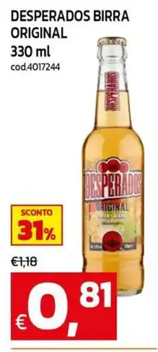 C+C Cash and Carry DESPERADOS BIRRA ORIGINAL offerta
