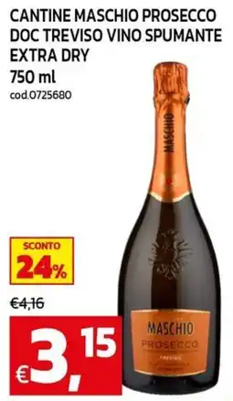 C+C Cash and Carry Cantine Maschio Prosecco offerta