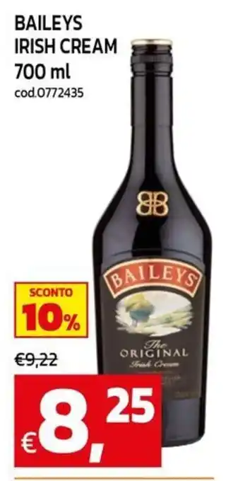 BAILEYS IRISH CREAM