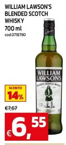 C+C Cash and Carry WILLIAM LAWSON'S BLENDED SCOTCH WHISKY offerta