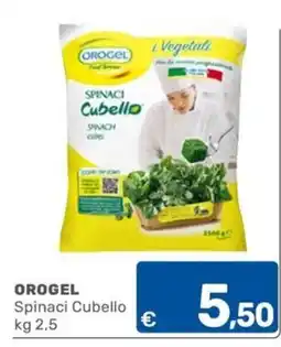 C+C Cash and Carry OROGEL Spinaci Cubello offerta