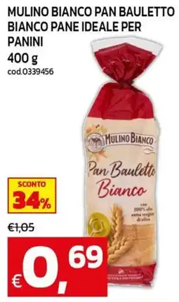 C+C Cash and Carry Mulino Bianco Pan Bauletto Bianco offerta