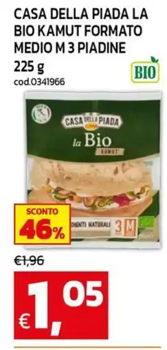 C+C Cash and Carry CASA DELLA PIADA LA BIO KAMUT offerta