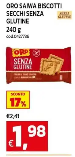 C+C Cash and Carry Oro Saiwa Biscotti offerta