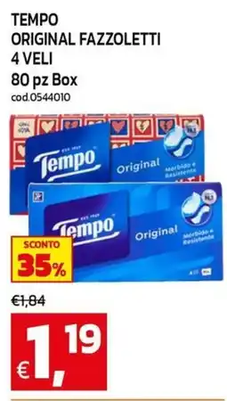 C+C Cash and Carry Tempo Original Fazzoletti offerta