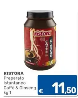 C+C Cash and Carry RISTORA Preparato istantaneo Caffè & Ginseng offerta