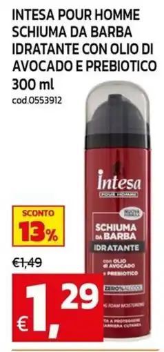 C+C Cash and Carry Intesa Pour Homme Schiuma da Barba Idratante offerta