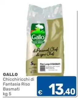 C+C Cash and Carry GALLO Chicchiricchi di Fantasia Riso Basmati offerta