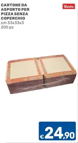 C+C Cash and Carry Cartone da asporto per pizza senza coperchio Vanto offerta