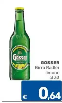 C+C Cash and Carry GOSSER Birra Radler limone offerta