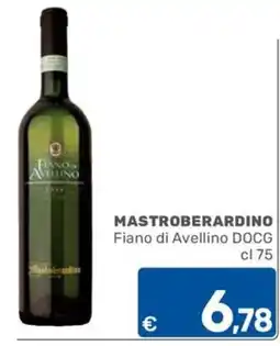 C+C Cash and Carry Mastroberardino Fiano di Avellino DOCG offerta