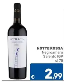 C+C Cash and Carry NOTTE ROSSA Negroamaro Salento IGP offerta