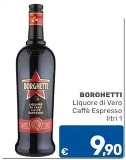 C+C Cash and Carry BORGHETTI Liquore di Vero Caffè Espresso offerta