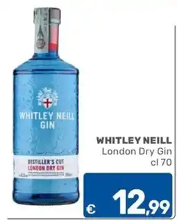 C+C Cash and Carry Whitley Neill London Dry Gin offerta