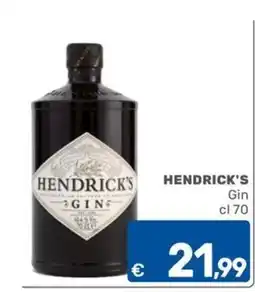 C+C Cash and Carry HENDRICK'S Gin offerta