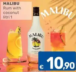 C+C Cash and Carry MALIBU Rum with coconut offerta
