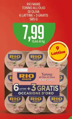 Supermercati Piccolo Rio mare tonno all'olio di oliva offerta