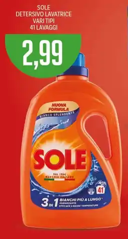 Supermercati Piccolo Sole detersivo lavatrice offerta