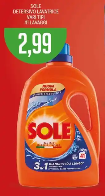 Sole detersivo lavatrice