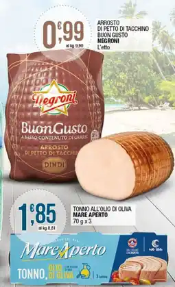 Sidis Arrosto di petto di tacchino Buon Gusto Negroni offerta