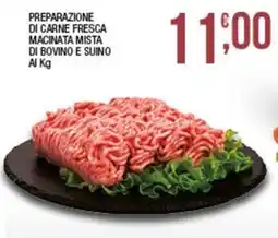 Sidis PREPARAZIONE DI CARNE FRESCA MACINATA MISTA DI BOVINO E SUINO offerta