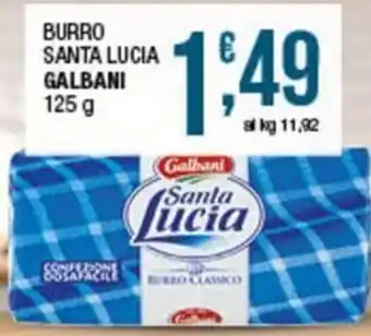 Sidis Burro Santa Lucia Galbani offerta