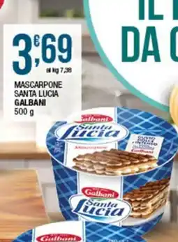 Sidis Mascarpone Santa Lucia Galbani offerta