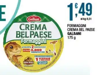 Sidis Crema Bel Paese Formaggini Galbani offerta
