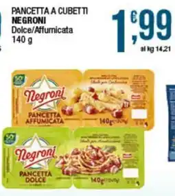 Sidis Pancetta a cubetti Negroni offerta