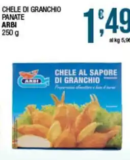 Sidis Chele al sapore di granchio ARBI offerta