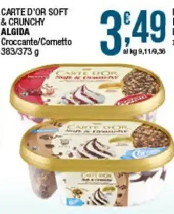 Sidis Carte d'or soft & crunchy algida offerta